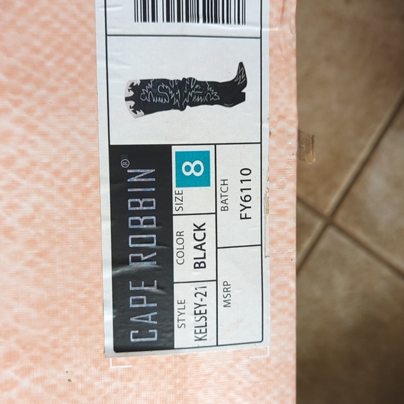 Crinkle shaft over the knee cowboy boots - Picture 4 of 5